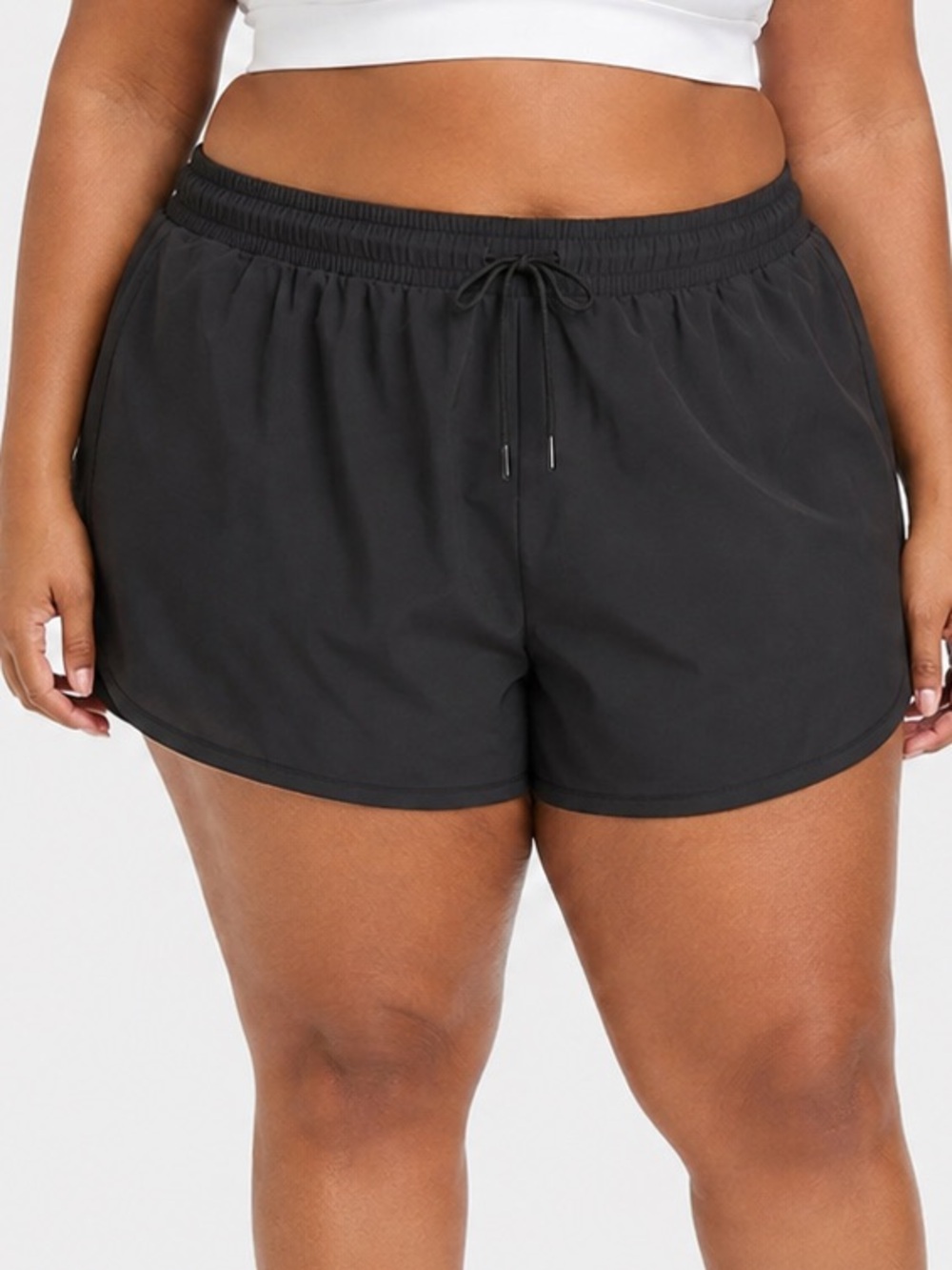 Ideology Women’s Performance Running Shorts Black plus Size 3X inner lining